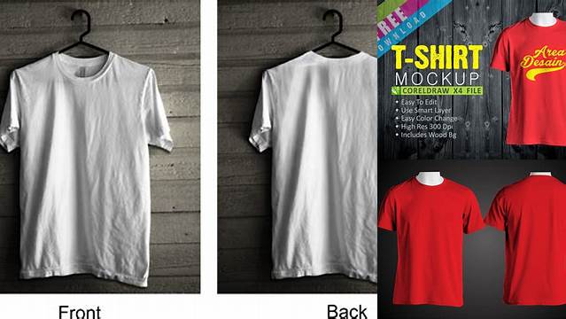 7279+ Mockup Kaos Polos Cdr X7 Exclusive Free Creative Resource