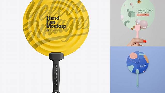 7283+ Plastic Hand Fan Mockup Free Stylish Free PSD