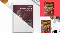 7290+ Free Comic Book Mockup Editable Photoshop File