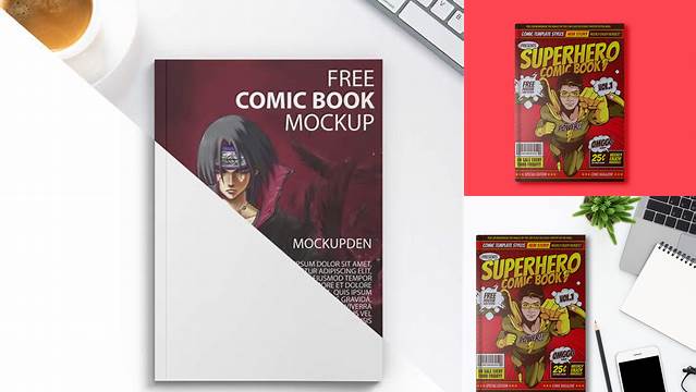 7290+ Free Comic Book Mockup Editable Photoshop File