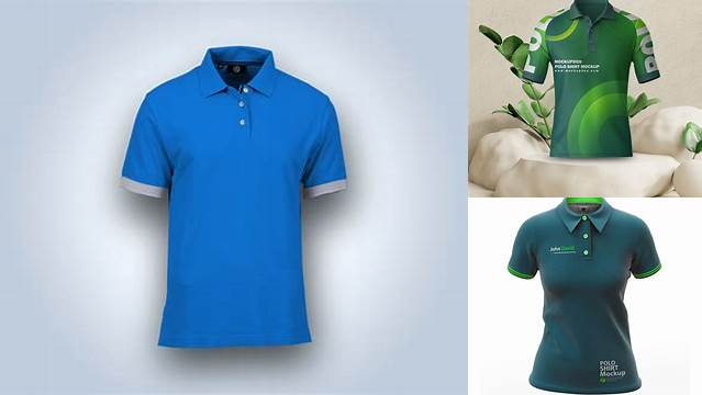 7300+ Polo Shirt Mockup Free Download Custom PSD Mockup Template