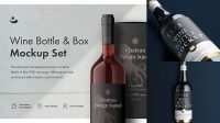 7301+ Wine Bottle Mockup Free Online Best Free Mockup PSD