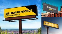 7302+ Billboard Mockup Vk Custom PSD Mockup Template