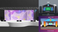 7306+ Stage Mockup Free Advanced Editable PSD