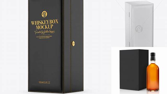 7308+ Whisky Box Mockup Include TIFF