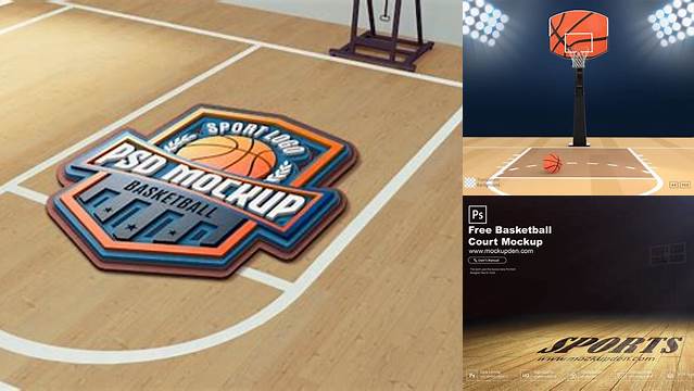 731+ Basketball Court Mockup Psd Free PSD for Free