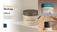 7311+ Cream Jar Mockup Free PSD for Creative Projects