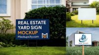 7317+ Real Estate Yard Sign Mockup Free Versatile PSD Mockup File