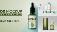 7328+ Cbd Oil Mockup Free Fully Layered PSD Freebie