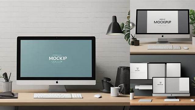 7329+ Computer Screen Mockups Versatile Photoshop File