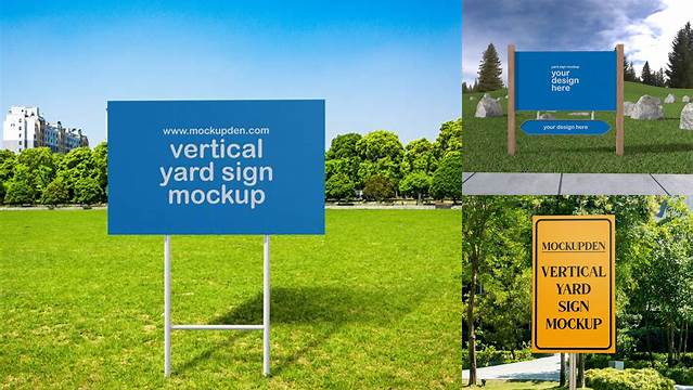 7330+ Yard Sign Mockup Psd Free PSD Download