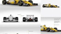 7333+ Formula 1 Car Mockup Smart Object PSD