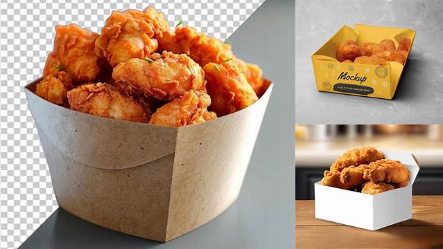 7336+ Fried Chicken Packaging Mockup Customizable PSD Templates