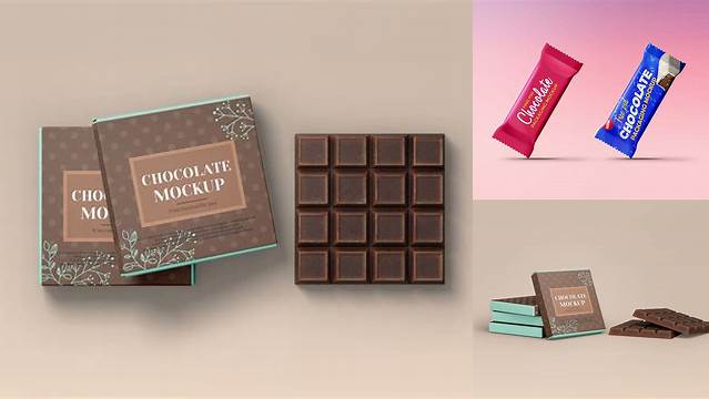 7345+ Chocolate Packaging Mockup Psd Free PSD Download