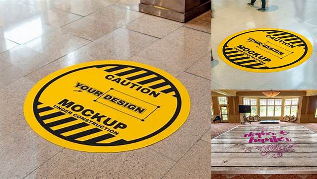 735+ Floor Decal Mockup Free PSD Download