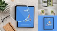 7350+ Ebook Cover Mockup Free Download PSD Download