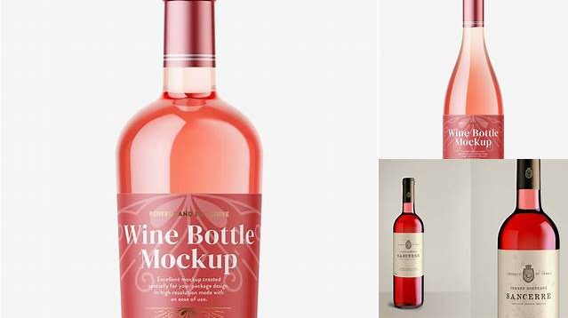 7350+ Rose Wine Mockup PSD Download