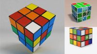 7352+ Rubik's Cube Mockup Free Free PSD