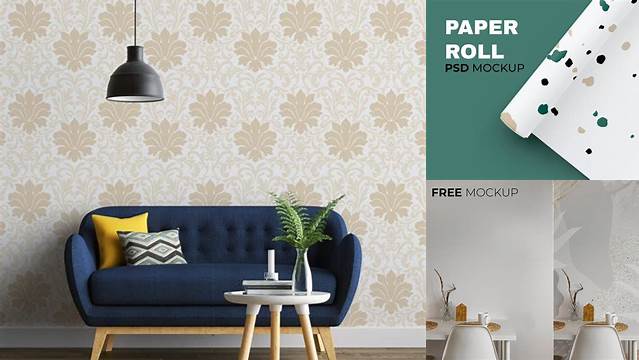 7360+ Wallpaper Roll Mockup Free Best for Showcase