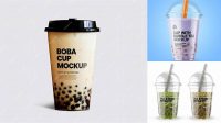 7365+ Boba Cup Mockup PSD Download