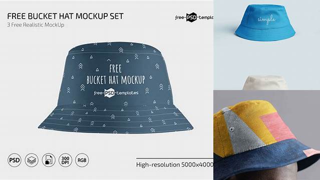 7369+ Bucket Hat Mockup Free Download Hight Resolution