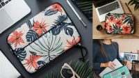 7372+ Laptop Sleeve Mockup Customizable Design Files