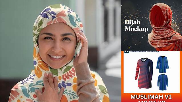 7376+ Muslimah Mockup Psd Free Include TIFF