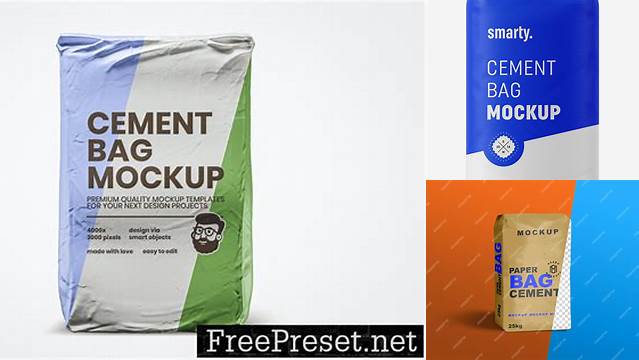 738+ Cement Bag Mockup Free Easy Editable