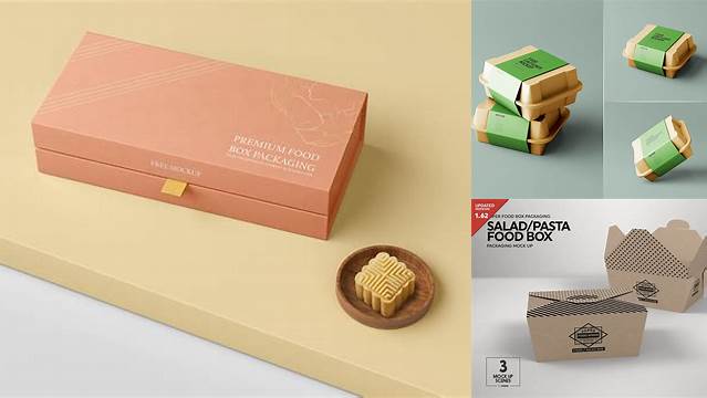 7388+ Food Box Packaging Mockup Free High-Quality Creative PSD