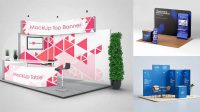 7398+ Booth Mockup Psd Best for Showcase