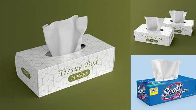 7398+ Mockup Tissue Paper Stylish Free PSD