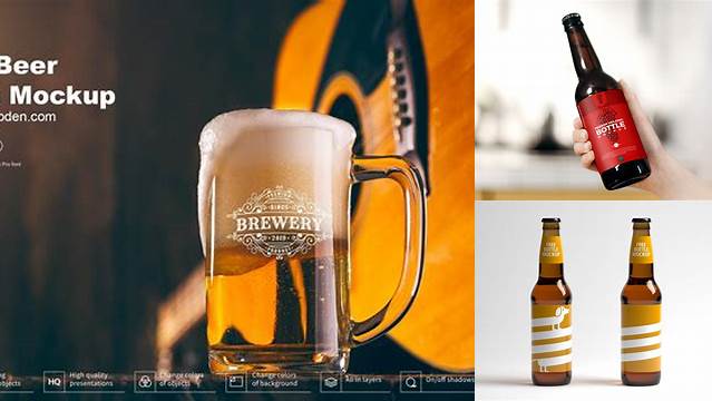 7400+ Beer Free Mockup For Free Download