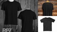 7404+ Mockup Kaos Hitam Polos Professional Design PSD