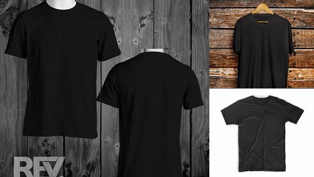 7404+ Mockup Kaos Hitam Polos Professional Design PSD