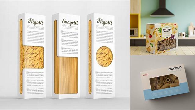 7415+ Pasta Box Mockup Free Download Customizable PSD