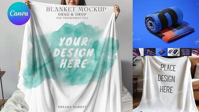 742+ Fleece Blanket Mockup Download Free