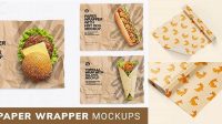 742+ Food Wrapping Paper Mockup Free Easy Editable