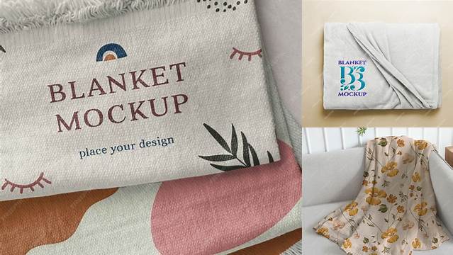 7423+ Blanket Mockup Free PSD for Creative Projects