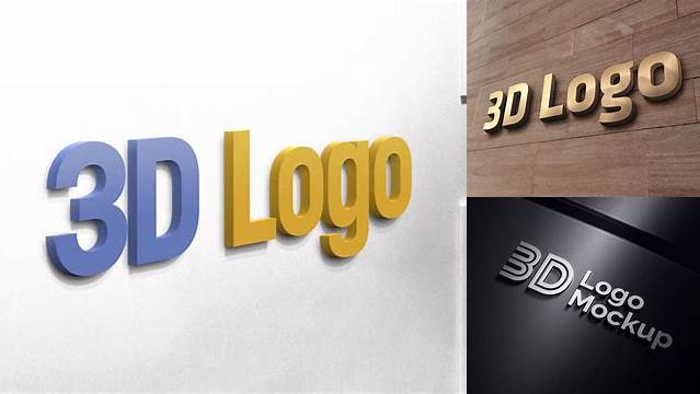 7424+ 3d Logo Mockup Free Download Include TIFF