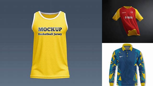 7429+ Mockup Jersey Psd Free Include TIFF