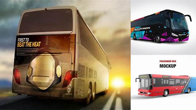 7434+ Bus Wrap Mockup Free Graphic Design Resource