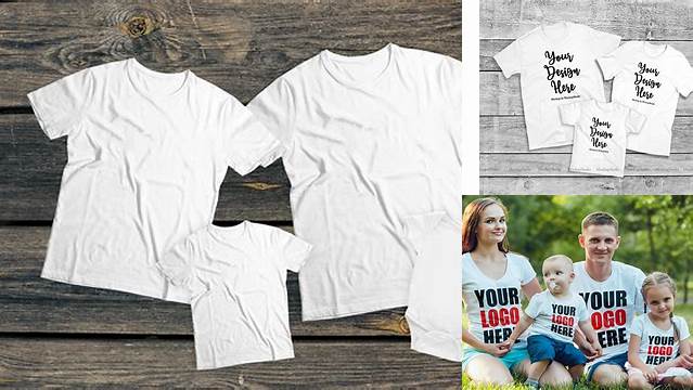 7439+ Family Tshirt Mockup Free High-Quality PSD