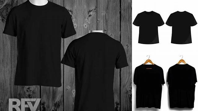 7445+ Mockup Kaos Hitam Depan Belakang Download Free