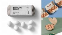 745+ Egg Carton Mockup Free Customizable PSD Templates