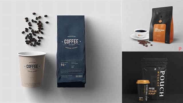 7468+ Coffee Packaging Mockup Free Digital Download