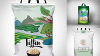 7475+ Rice Bag Mockup Include TIFF