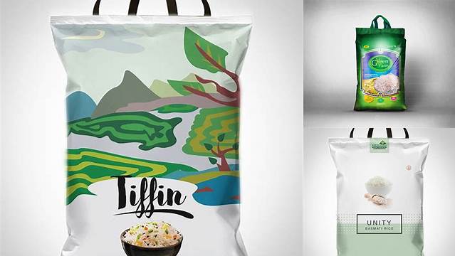 7475+ Rice Bag Mockup Include TIFF