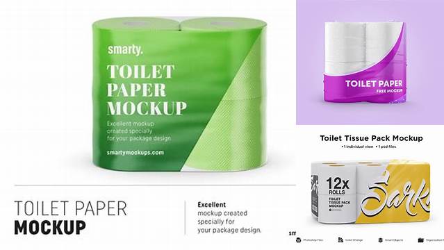 7482+ Toilet Paper Mockup Free Stylish PSD for Free