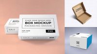 7490+ Advanced Package Box Mockup Fully Layered PSD Freebie