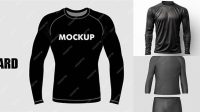 7490+ Rash Guard Mockup Professional PSD Template